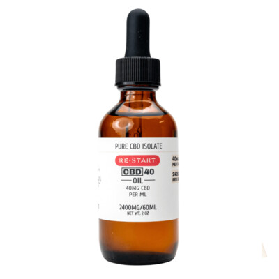 CBD Oil Pure 40MG/mL Daily Support 60mL 2400MG NO THC