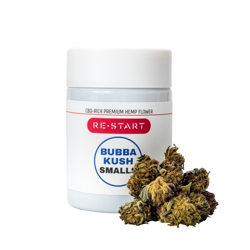 CBD Flower Smalls (I) Bubba Kush 14G