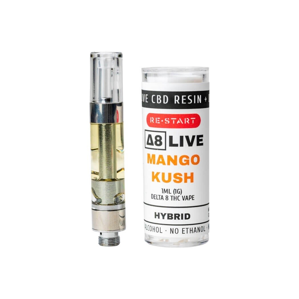 Delta 8 Vape Cart Mango Kush 1mL (Hybrid) Live Resin