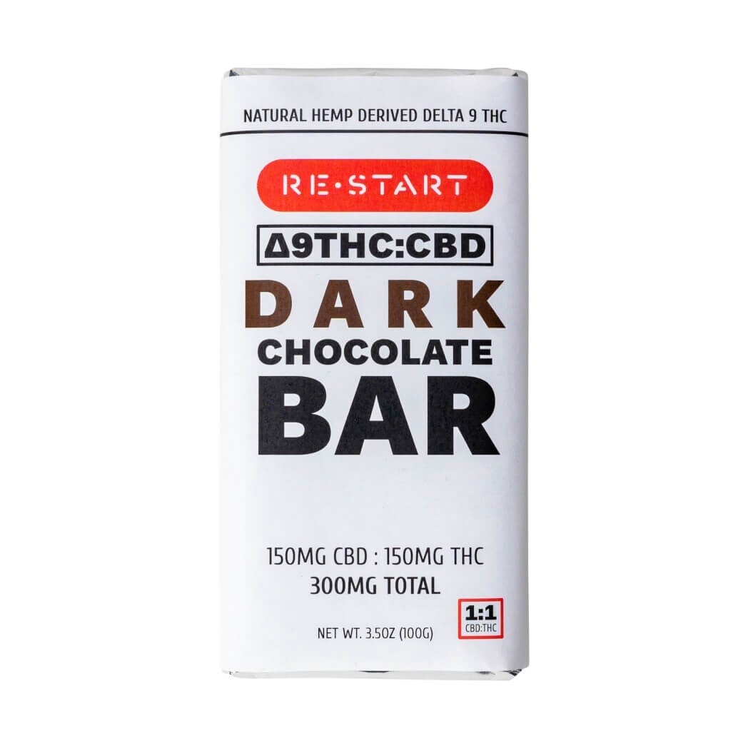 Delta 9 THC CBD 300mg Chocolate Bar, Type of Chocolate: Dark (Reg. Price $30)