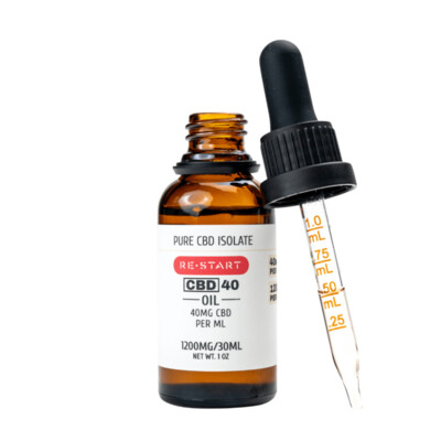 CBD Oil Pure 40MG/mL Daily Support 30mL 1200MG NO THC
