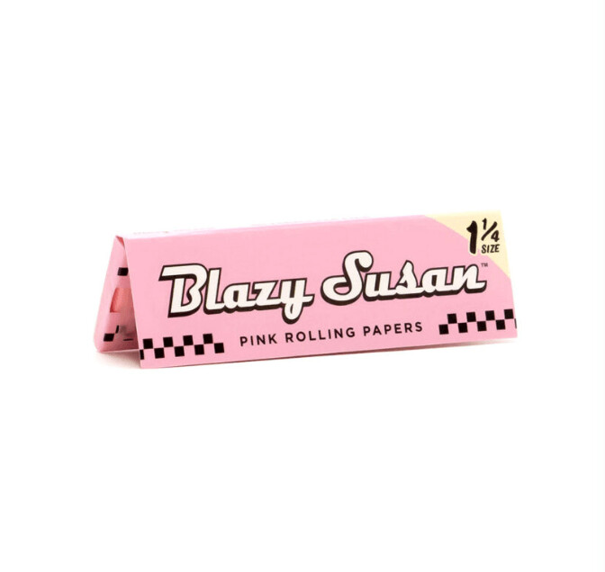 Blazy Susan Rolling Papers 1 1/4”, Color: Pink