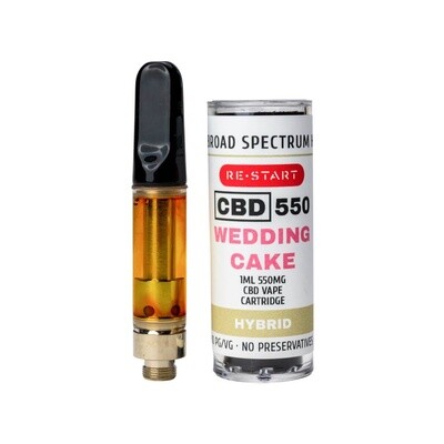 CBD Vape Cartridge Wedding Cake 1mL (Hybrid) Broad Spectrum