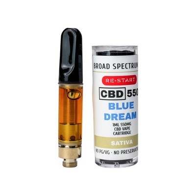 CBD Vape Cartridge Blue Dream 1mL (Sativa) Broad Spectrum
