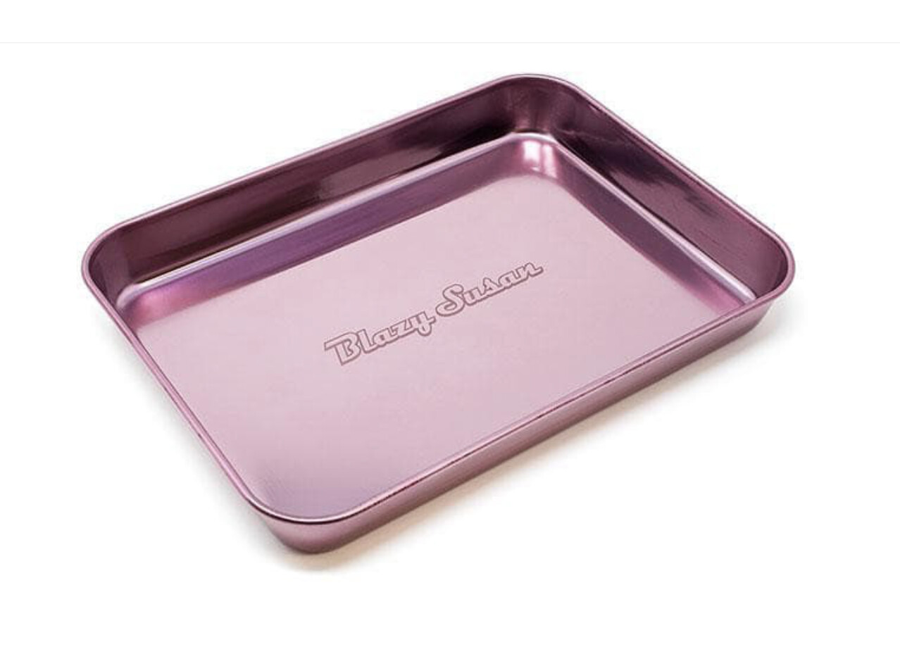 Blazy Susan Rolling Tray 9” x 7” Purple (MSRP $24.99)