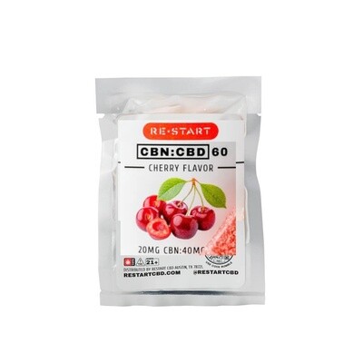 CBN CBD 60MG Gummies Cherry 1-ct Sample