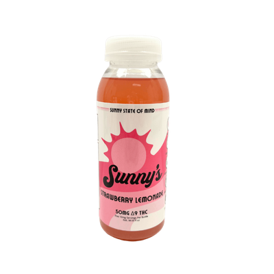 Sunny's Delta 9 50MG THC Strawberry Lemonade 8oz