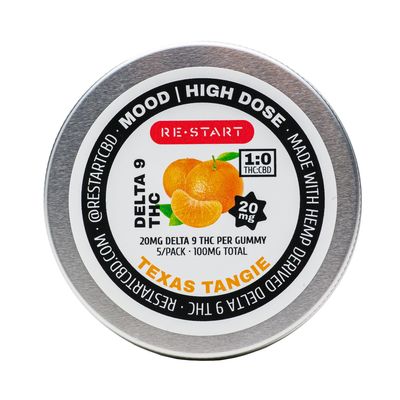 Delta 9 THC 20MG Gummies Texas Tangie