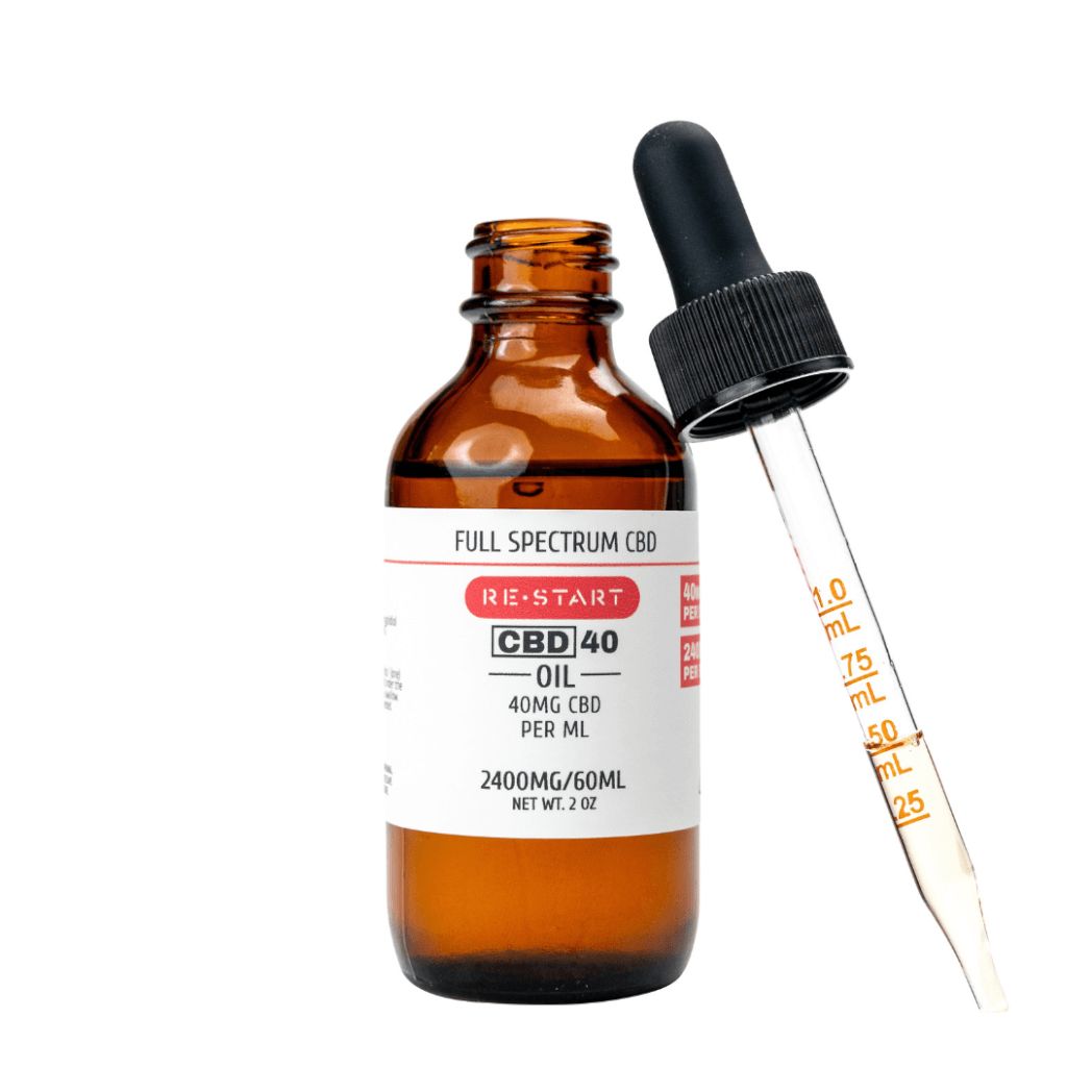 CBD Oil Full Spectrum 40mg/mL (Daily Support), Size: 60mL (2400mg CBD)