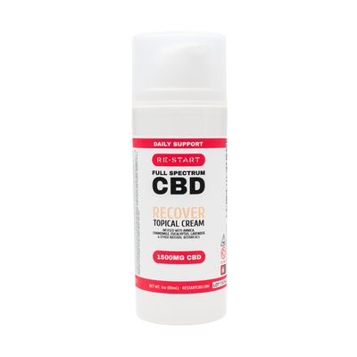 Recover CBD Topical Cream 1500MG 3oz