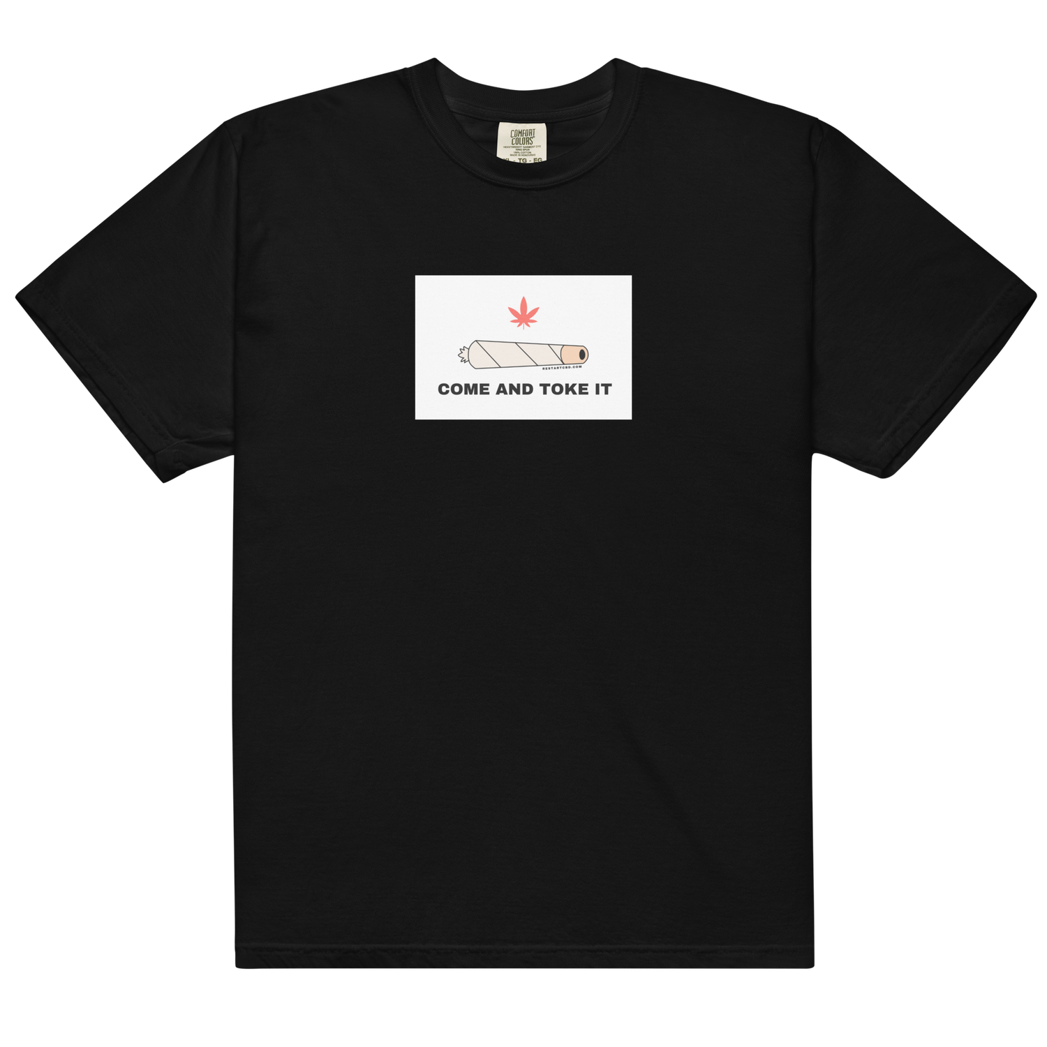 RESTART T-shirt &quot;Come and Toke It&quot; (white), Size: Small