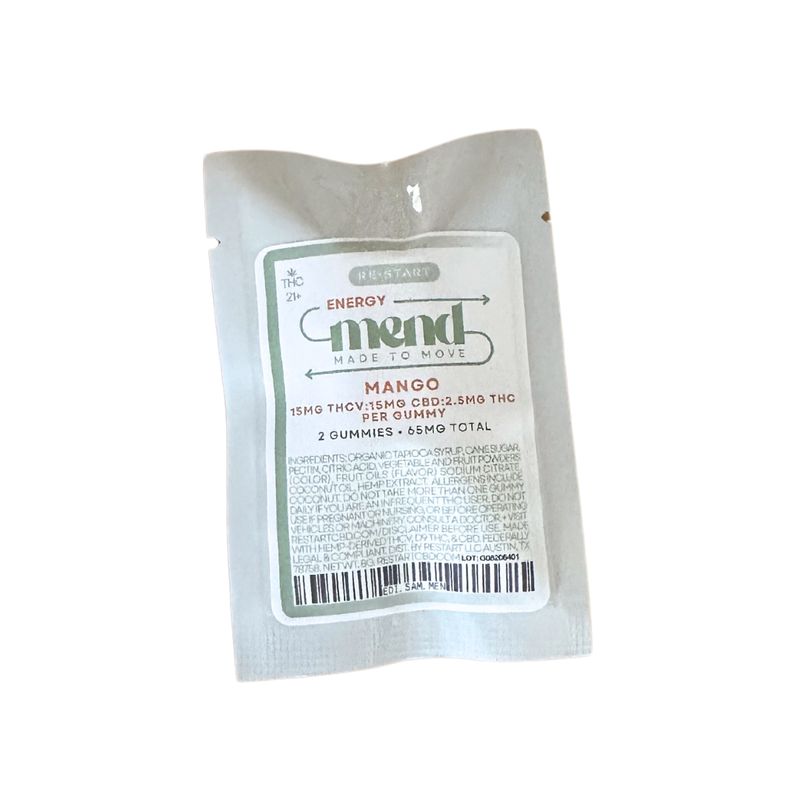 MEND THCV 15mg + CBD 15mg + Delta 9 THC 5mg 2-ct