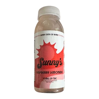 Sunny’s Lemonade THC 50mg 6-packs, Flavor: Raspberry Lemonade (On-line Only)