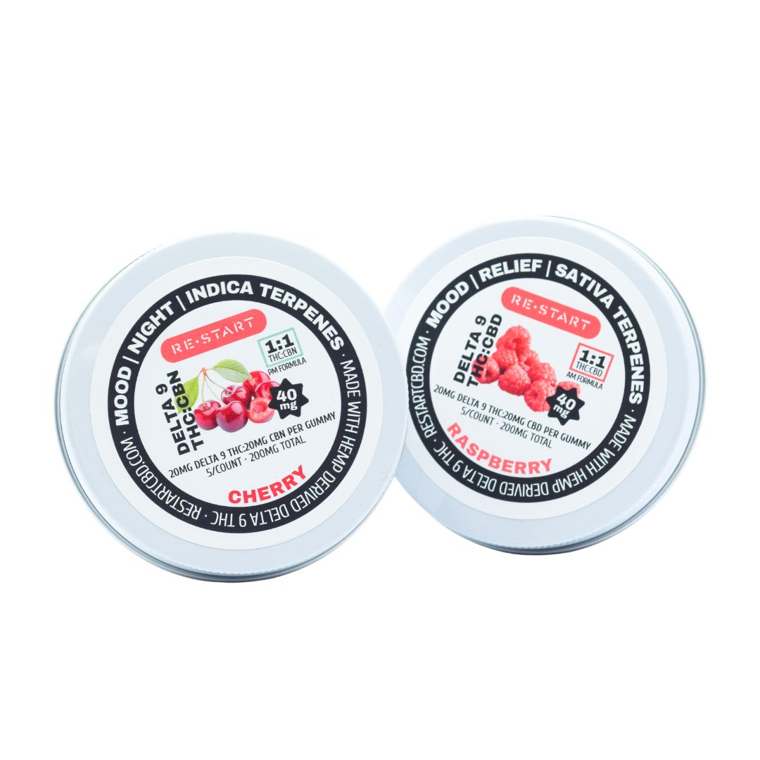 Delta 9 THC CBD  + THC CBN  Gummy Bundle 2 x 5-ct (Save $5)