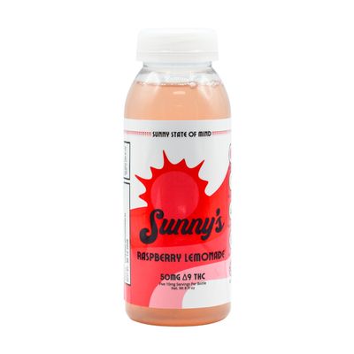 Sunny's Delta 9 THC 50MG Raspberry Lemonade (Reg. Price $12)