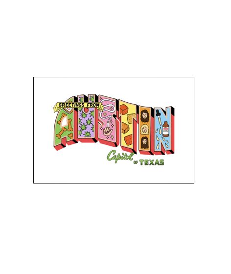 RESTART Post Card - Greetings from Austin