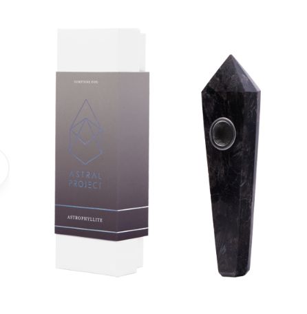 Astral Project Jewel Pipe - Obsidian