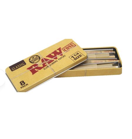Raw Classic Cones - 1/14 Tin (8/pk)
