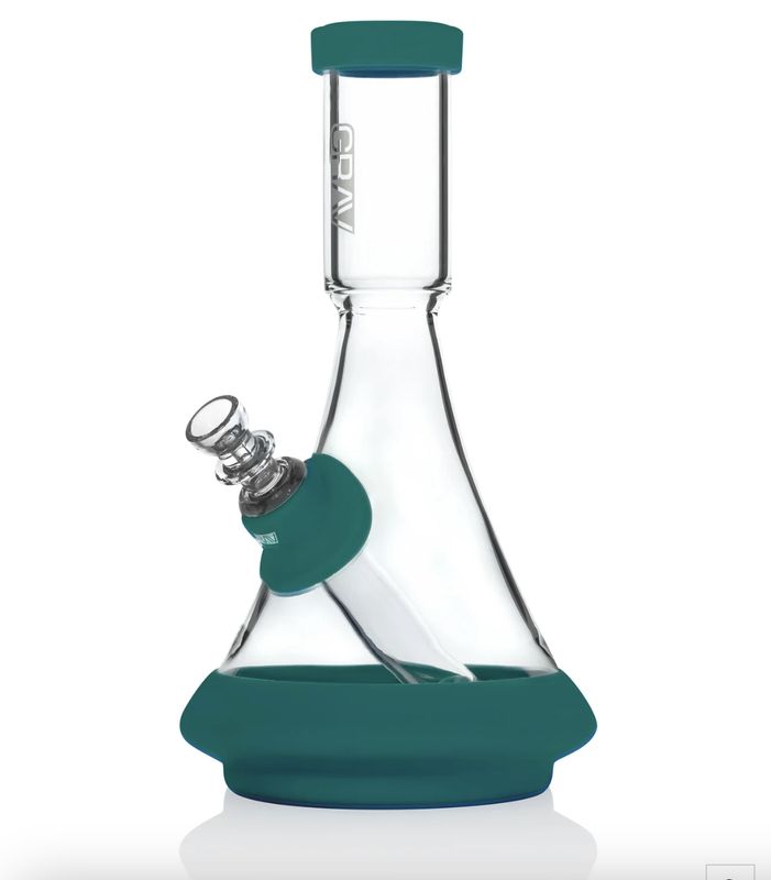 GRAV Deco Beaker in Silicone - Dark Teal  (MSRP $99.99 In-Store)