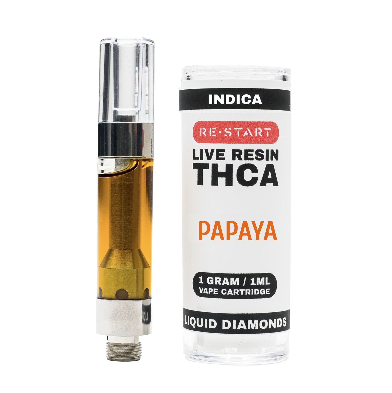 THCA Vape Cart 1mL (I) Papaya Live Resin