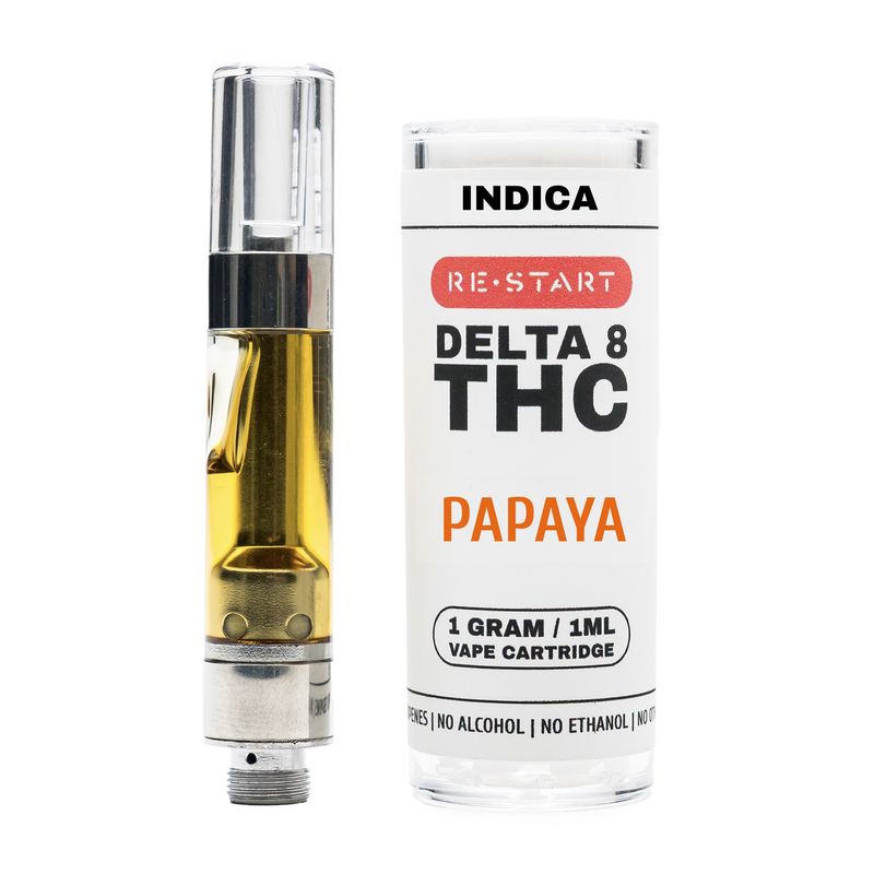 Delta 8 Vape Cart Papaya 1mL (Indica) Live Resin