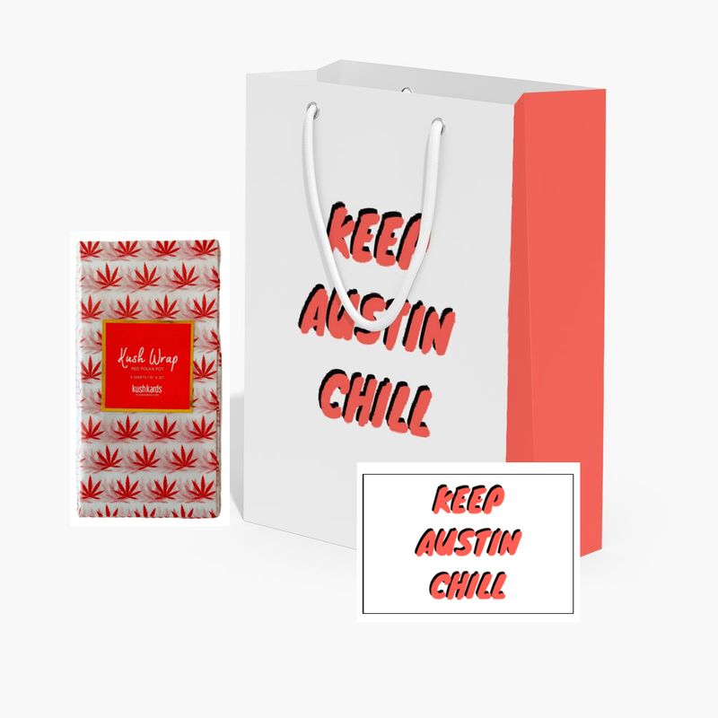 Gift Bag Bundle - Keep Austin Chill + Bonus Post Card