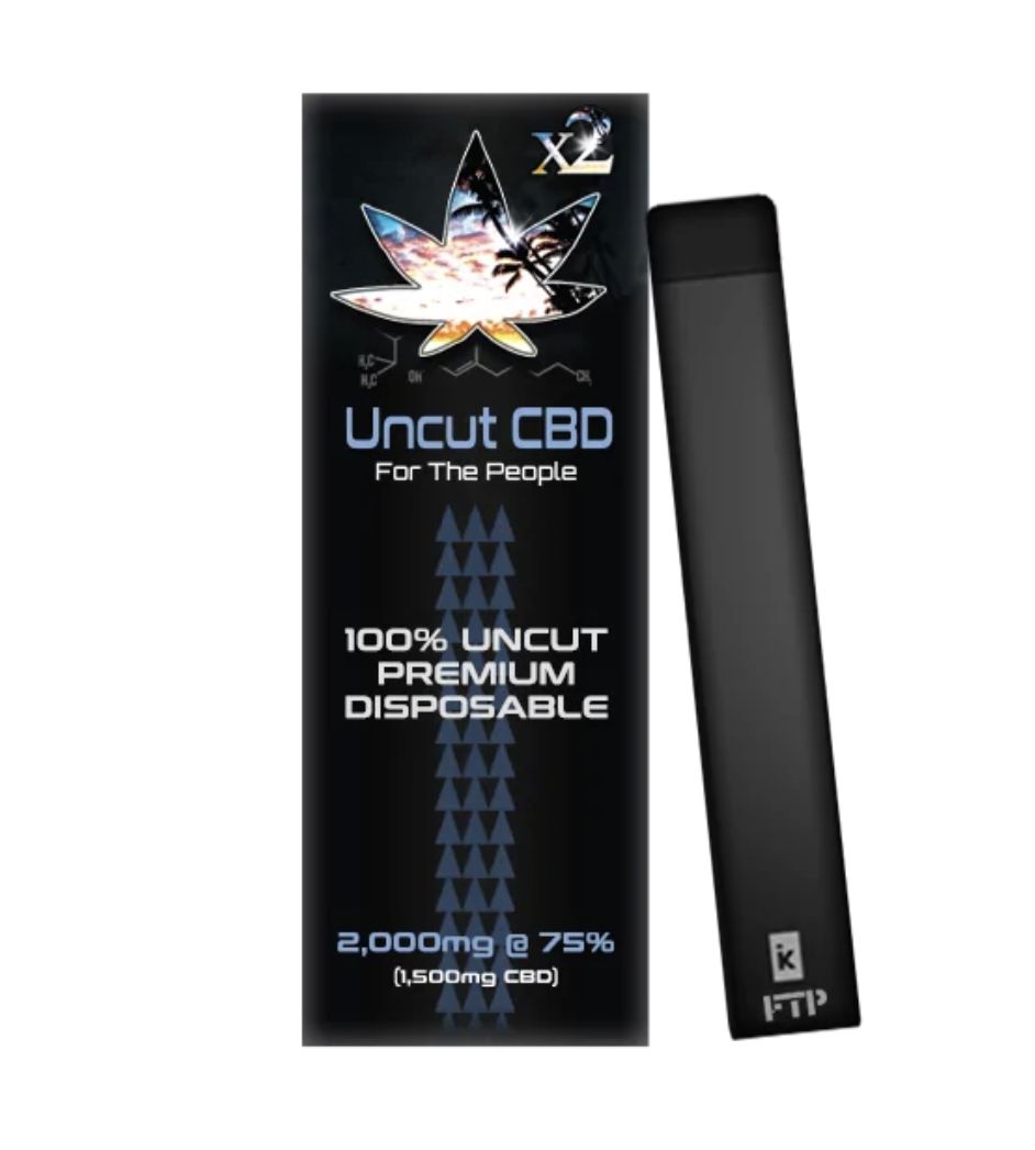 Full Spectrum Uncut CBD Disposable Maui Wowie 2mL  (Sativa)