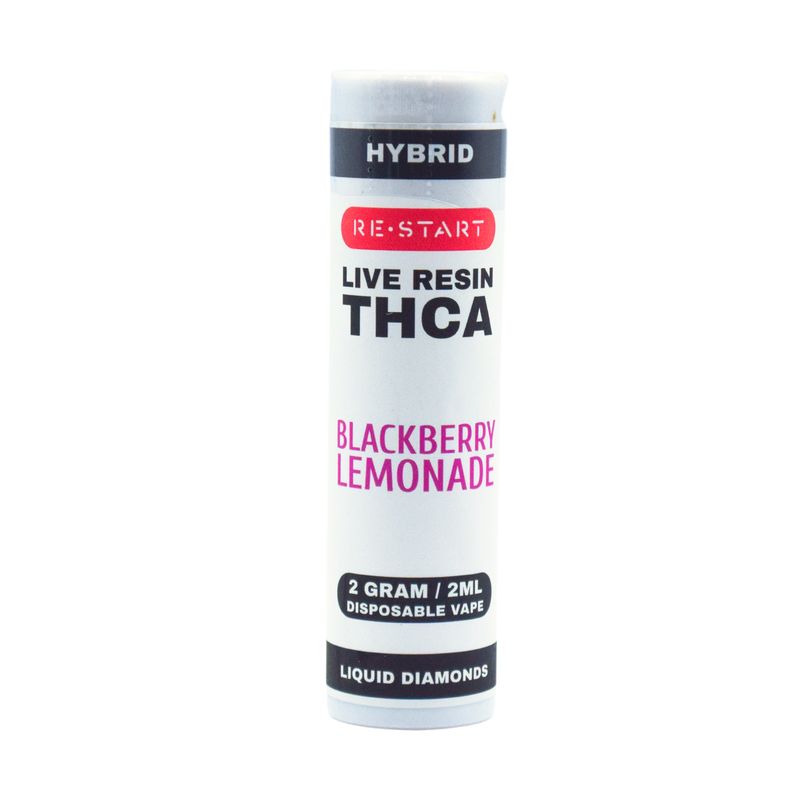 THCA Disposable Vape Blackberry Lemonade 2mL (Hybrid) Live Resin