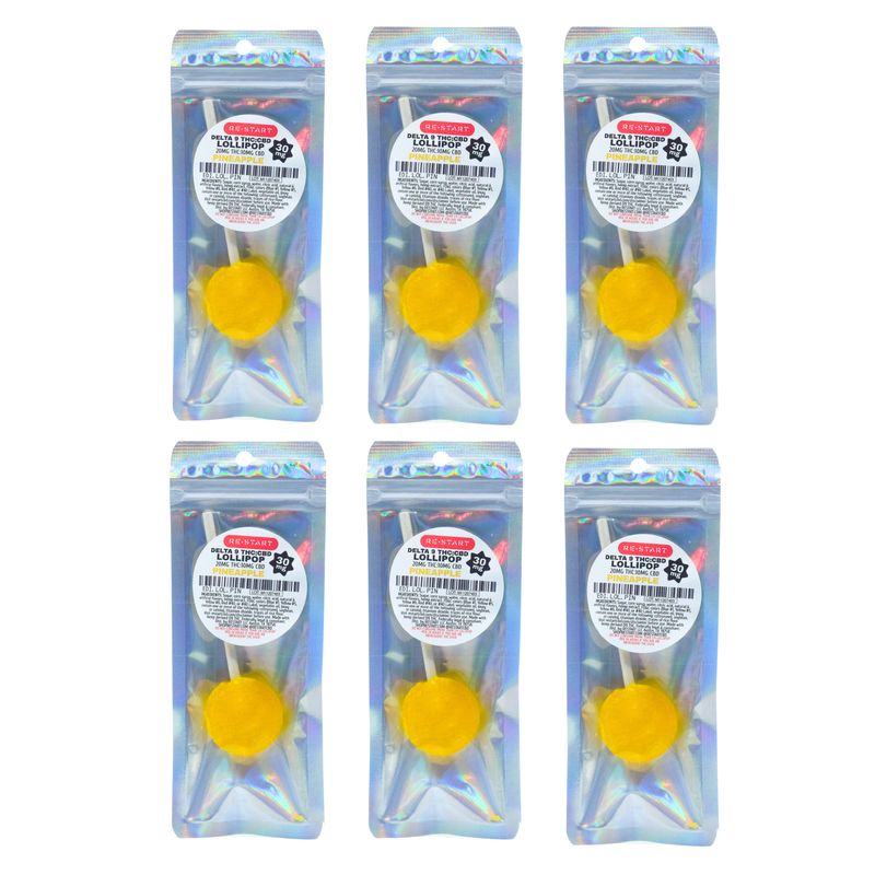30MG THC:CBD Lollipop - Pineapple (2:1)