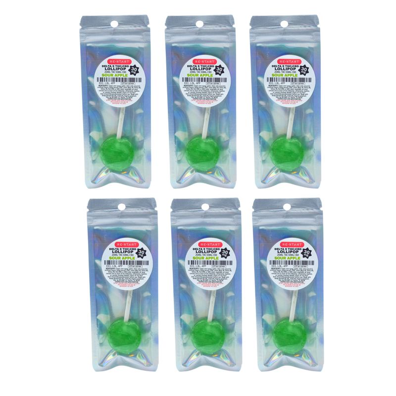 30MG THC:CBD Lollipop - Green Apple (2:1)