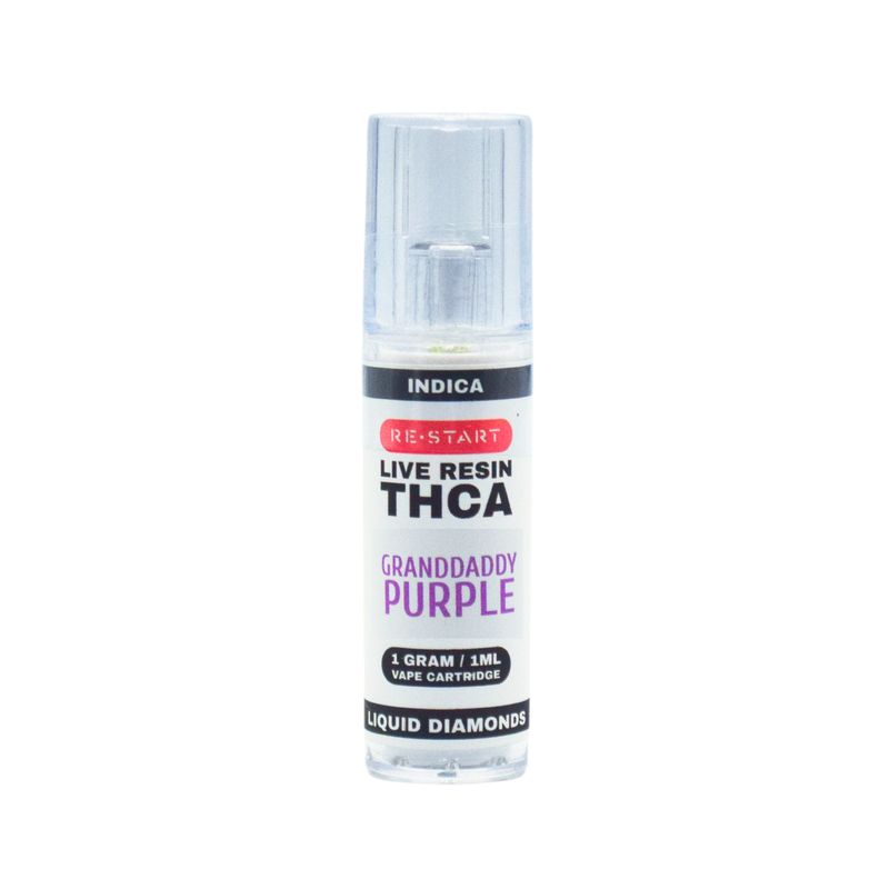 THCA Vape Cart 1mL (I) Granddaddy Purple Live Resin