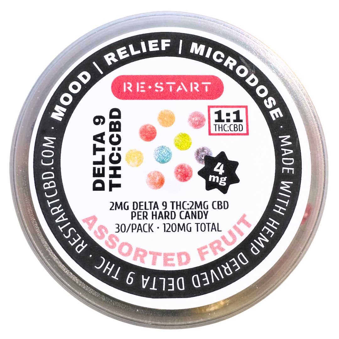 Microdose Delta 9 THC Hard Candy 30-ct