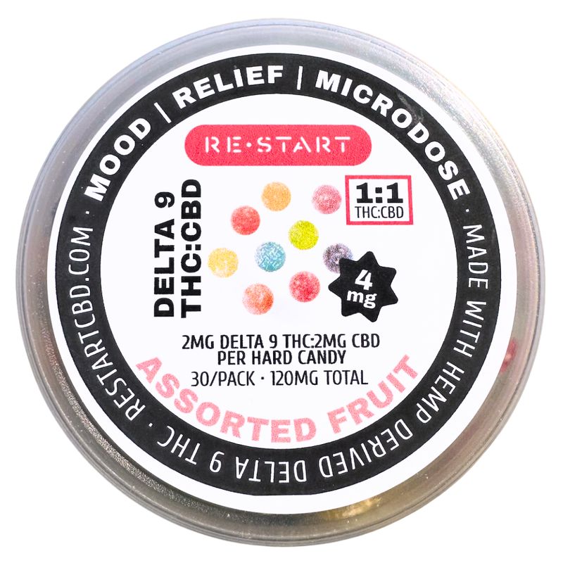 Microdose Delta 9 THC Hard Candy 30-ct