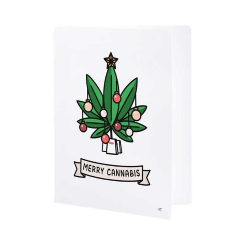 RESTART Greeting Card - Merry Cannabis