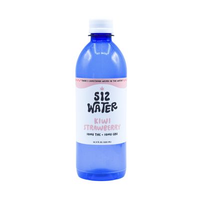 512 Water D9 10MG + CBG 10MG  Kiwi Strawberry 16.9oz (Reg. Price $8)