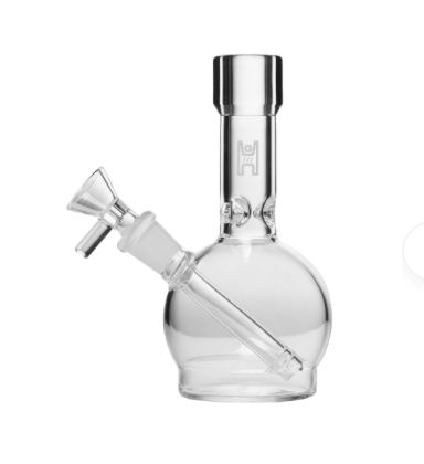 6” Ball Bong Water Pipe from Human Grade - Clear