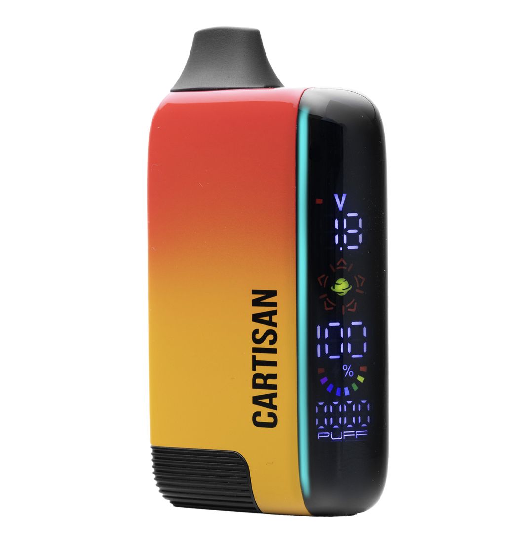 Cartisan Veil Bar Pro Evo Cartridge Vape &amp; Dab Battery, Color: Blaze