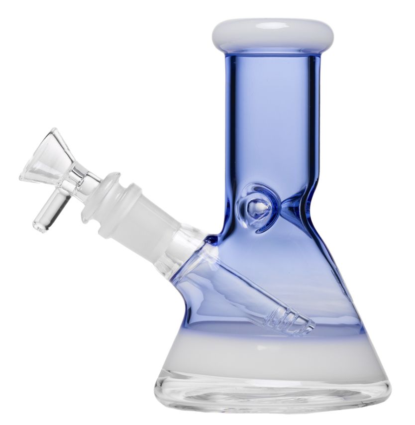 Human Grade 6” Beaker Water Pipe - Light Blue