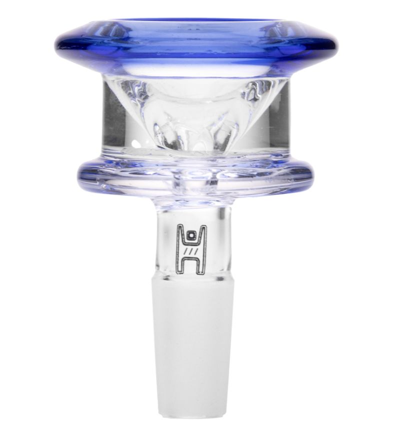 Human Grade Bulb Bowl - 10mm, Color: Blue