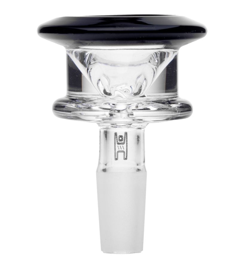 Human Grade Bulb Bowl - 14mm, Color: Black