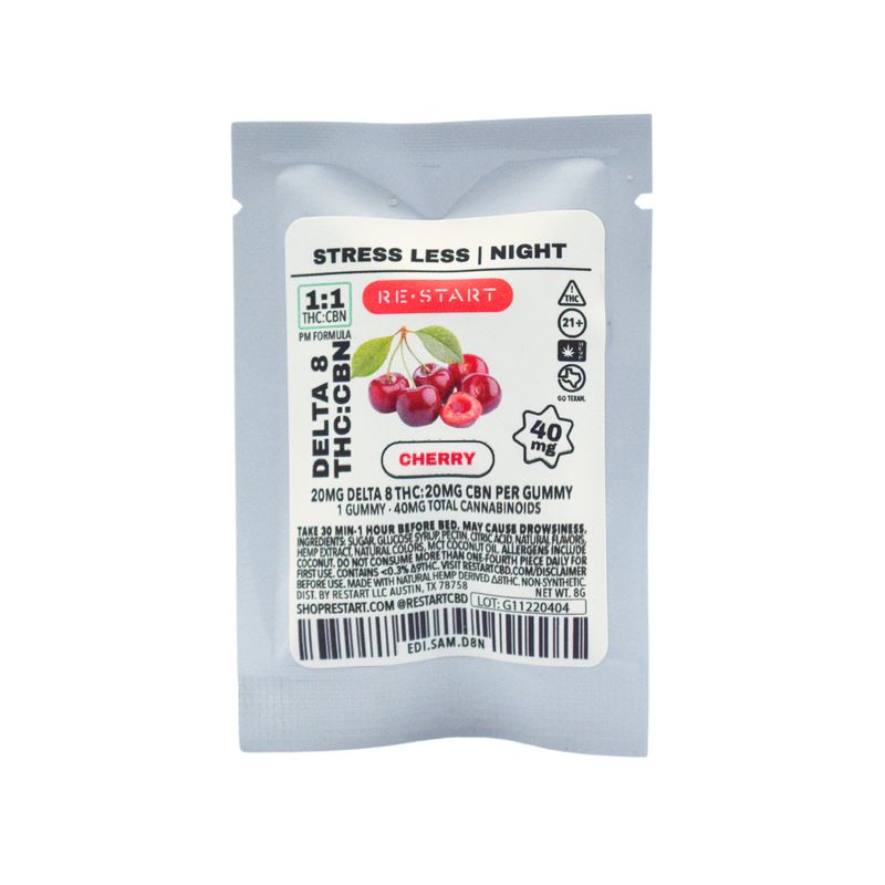 Delta 8 THC CBN 40MG Gummy Cherry (1-ct)
