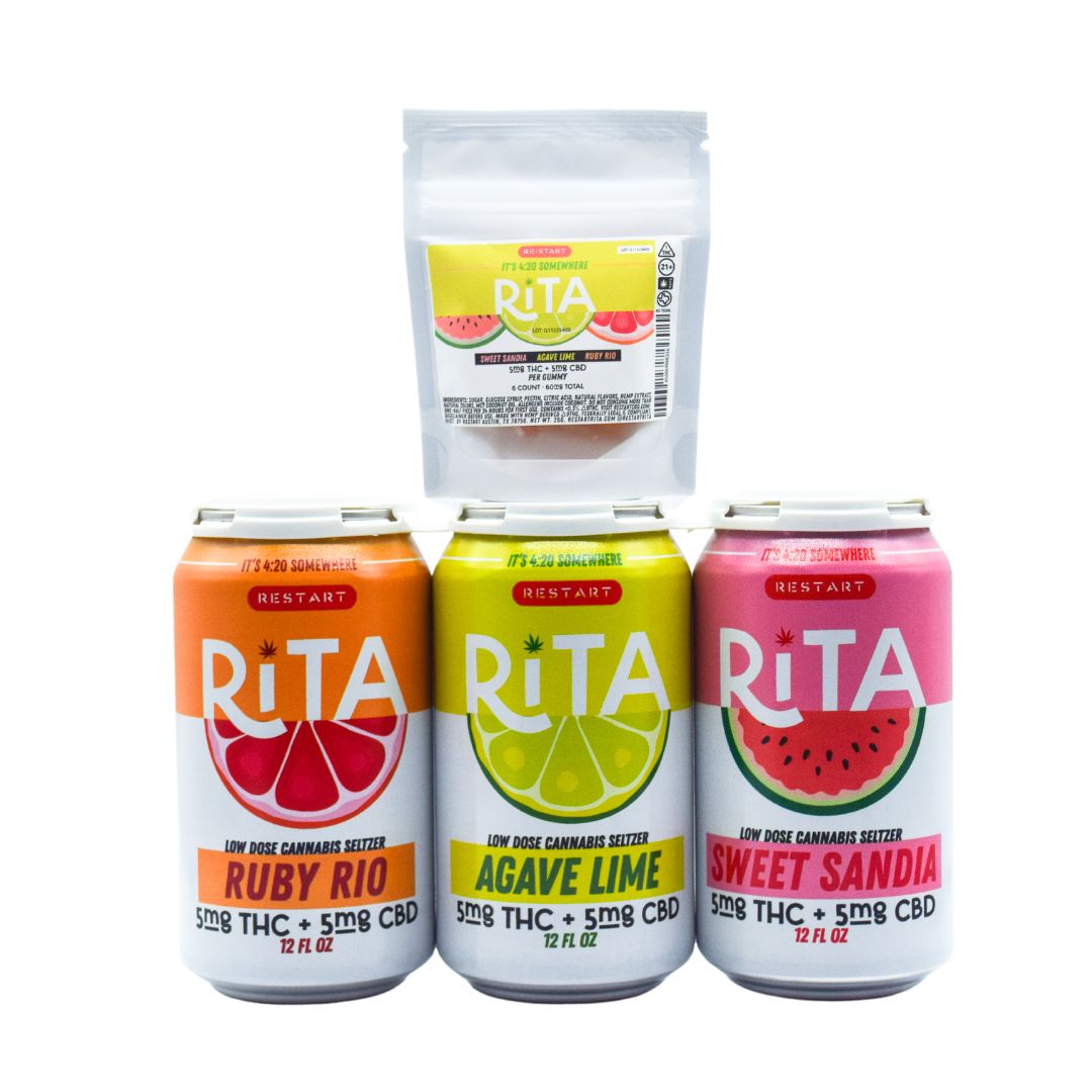 RITA Trio Delta 9 THC Seltzer &amp; THC Gummy Bundle