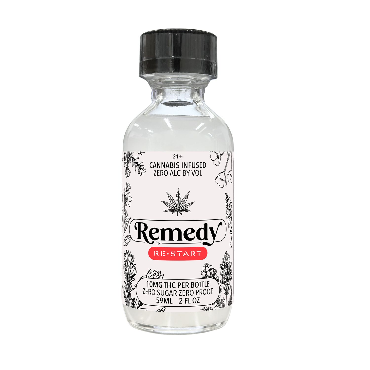 RESTART Travel Size Remedy Cannabis Infused Beverage 10mg 2oz
