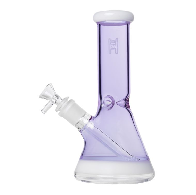 Human Grade 9” Beaker Water Pipe - Lavender