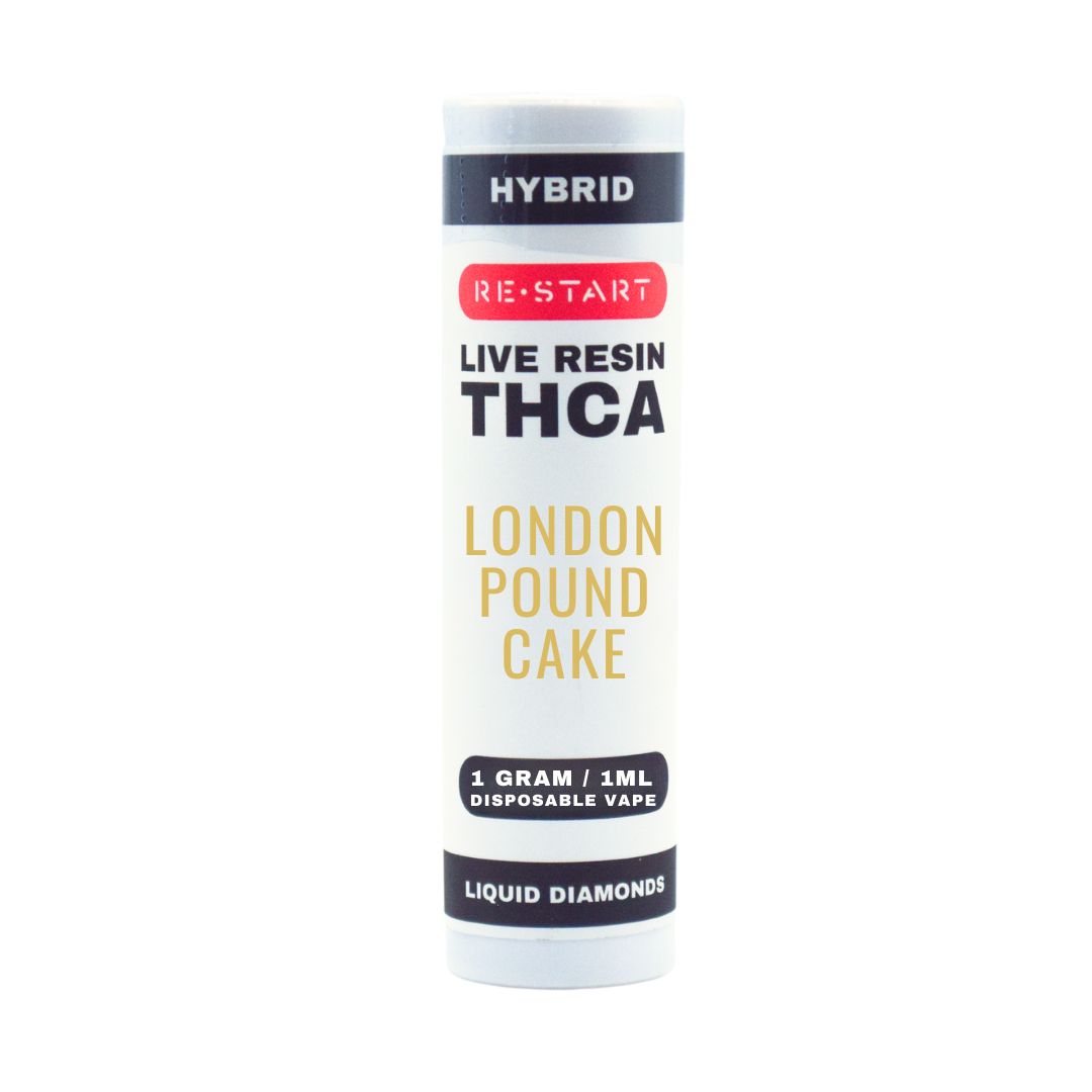 THCA Vape Cart 1ml (H) London Pound Cake Live Resin