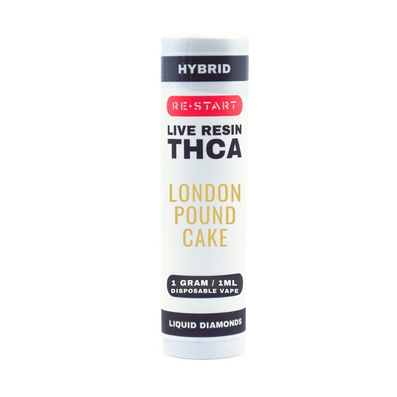 THCA Vape Cart 1ml (H) London Pound Cake Live Resin