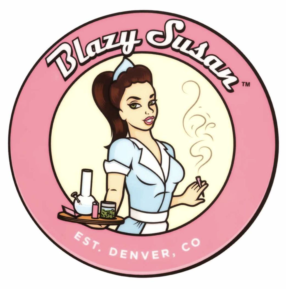 Blazy Center Pad/Mat - Pink