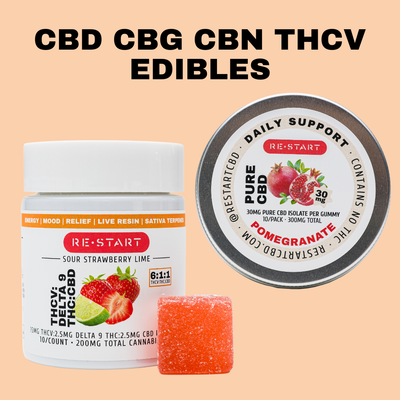 CBD CBG CBN THCV Edibles