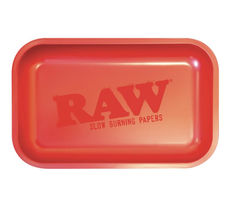 RAW Rolling Tray -Small Red (11"x7") RAW Rolling Tray -Small Red (11"x7")