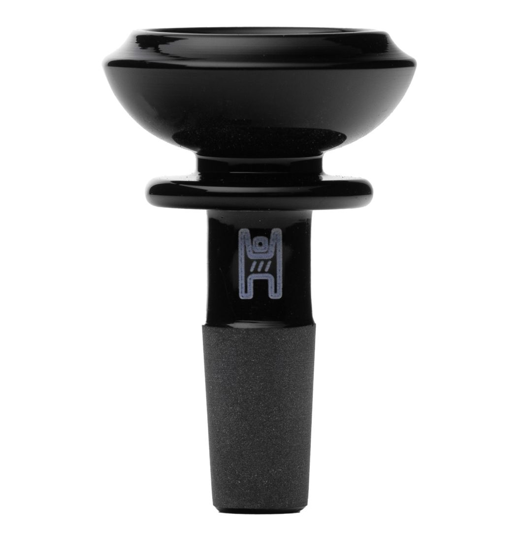 Human Grade Saucer Bowl - 14mm, Color: Black